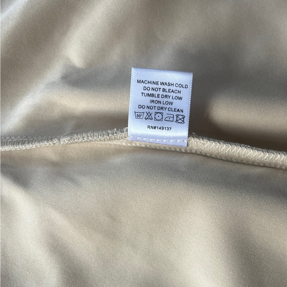 Fashion on Earth Tan High Waisted Skirt - Picture 6 of 6